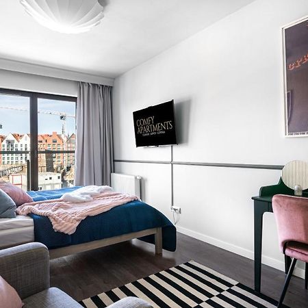 Waterlane W Oknami Na Rzeke - Marina View - Comfy Apartments Gdańsk Extérieur photo