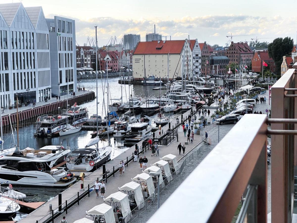 Waterlane W Oknami Na Rzeke - Marina View - Comfy Apartments Gdańsk Extérieur photo