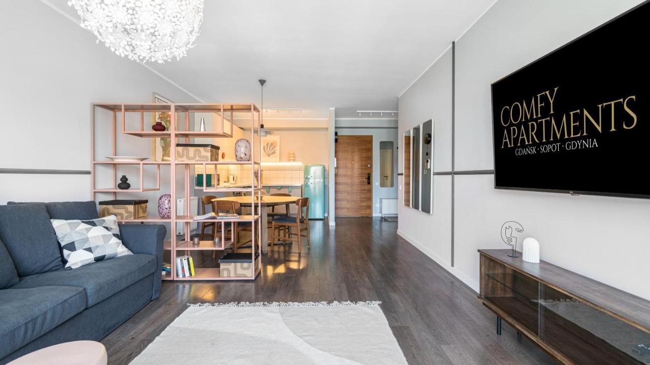 Waterlane W Oknami Na Rzeke - Marina View - Comfy Apartments Gdańsk Extérieur photo