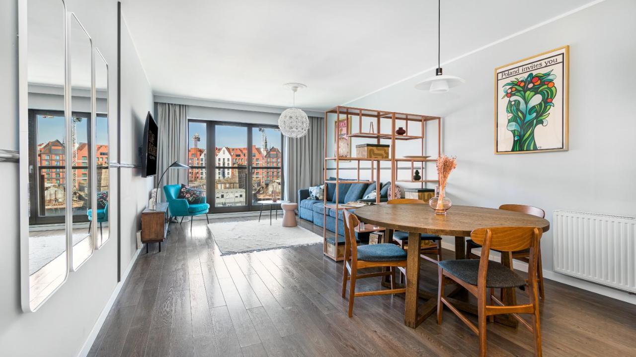 Waterlane W Oknami Na Rzeke - Marina View - Comfy Apartments Gdańsk Extérieur photo